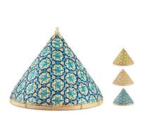 H&H Copricibo Bambù Decorato Colori Assortiti 35x26hcm