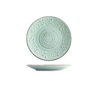 H&h courtyard set 6 piatti frutta azzurri 21cm