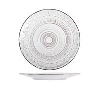 Set H&H new Courtyard 6 Piatti Piani Bianchi Cm 27,5