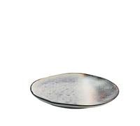 H&H Crackle Piatto Frutta, Stoneware, Bcolor, cm20