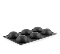 H&H Cucchiaione in Silicone, Grigio, 28,5cm, Antiaderente, Resiste ad Alte e Basse Temperature