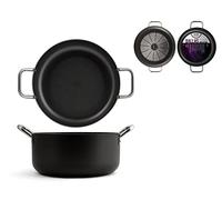 H&H Dallas Pro Casseruola 2 Manici Antiaderente, Induzione, 32cm