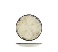 H&H Set 12 Piatti Frutta Dallas, in Porcellana, Beige, 21cm - beige porcellana 7262603