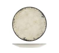 H&H Set 6 Piatti Piani Dallas, in Porcellana, Beige, 27cm - marrone porcellana 7262601