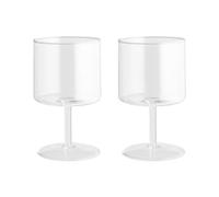 H&H-Daylight Set 2 Calici in Vetro Borosilicato Trasparente, 23 alici Eleganti e Resistenti per Vino, Cocktail e Bevande Speciali