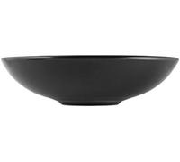 Piatto fondo 20 cm nero ceramica stoneware Denver