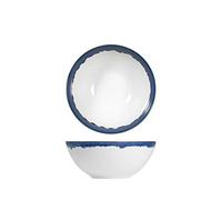 H&H Denver Set 6 Coppette, Stoneware, Bordo Blu, cm 16