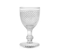 H&h set 6 calici in vetro diamantato acqua cc290