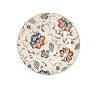 H&H Earthenware Jacobean Piatto Tavola da Frutta, 21.5 cm, Ceramica, Multicolore
