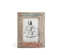 H&H Egeo Porta Foto Vetricale in Legno, 13x18cm