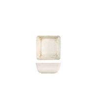 H&H Eris Set 6 Coppette in Porcellana, 13cm, Design Moderno, Elegante, per servire le pietanze, Beige