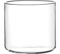 H&H Fusion Set 6 Bicchieri Vino in Vetro Borosilicato Trasparente, 300 ml, Bicchieri per Vino e Bevande, Design Essenziale e Contemporaneo