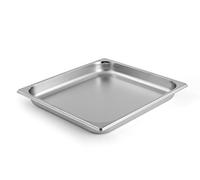 H&H Gastronorm Gatronorm in Acciaio Inox, Inossidabile, Argento, 35.5x32.5x4 cm