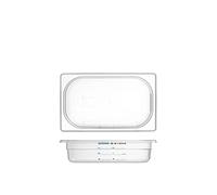 H&H Gastronorm in Polipropilene HACCP GN1/4 cm 26x16x6,5 h Made in Italy