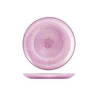 H&H Glam Set 6 Piatti Frutta, Rosa, 21cm
