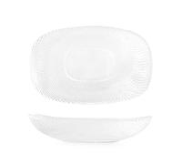 H&H Glow Set 6 Coppe, Vetro, Trasparente, Ovale, cm25