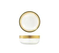 H&H Goldie Coppetta in Vetro con Filo Oro, 11cm