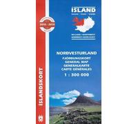 H H Hansen North West Iceland Map 1:300 000 (Map)