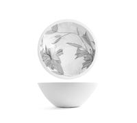 H&H Harmony Coppa in Legno di Mango, Tonda, Decorato, 20xH7,5cm