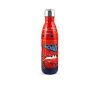 H&H Home Cars Neon Bottiglia Termica in Acciaio Inox, Lt 0,5, Borraccia Termica, per mantenere il caldo e il freddo