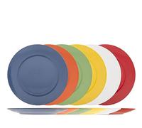 H&H set 12 piatti piani Ibiza assortiti cm 26