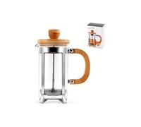 H&H Infusiera in Borosilicato, Inox e Bamboo cc600