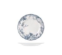 H&H Set 6 Piatti Piani Kensington, Porcellana, Blu e Bianco, 27,5cm - multicolore porcellana 7445801