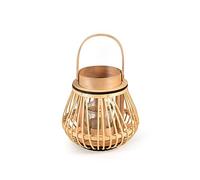 Lanterna Bambu' H&H Cm22Xh21 Vetro