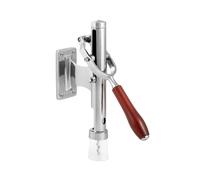 H&H Levatappi A Muro Cromato Manico Legno