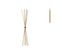 H&h set 10 bastoncini per diffusori per ambiente in legno cm 50