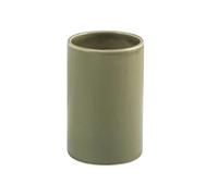 H&H Linea Bagno Bicchiere Bagno, Ceramica, Verde