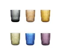 H&h set 6 bicchieri lyric assortiti cl 28