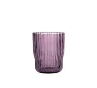 H&h set 6 bicchieri lyric in vetro viola cl 28