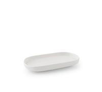 H&H Madrid Set 6 Piatti in Porcellana, Bianco, Ovale, 16cm