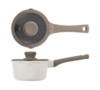 H&H Materia Casseruola 1 Manico Antiaderente, 16cm, Induzione, con Coperchio