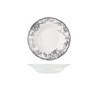 H&H set 6 piatti fondi Mayfair in porcellana cm 22,5