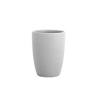 H&H Metropolitan Bicchiere Bagno in Stoneware Grigio cm 8x11 h