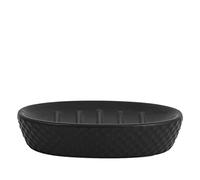 H&H Metropolitan Porta Sapone in Stoneware Nero cm 14x9,5x3 h
