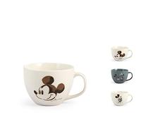 H&H Mickey Blogger Set 6 Tazze Jumbo, New Bone China, cc485