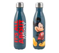 BORRACCIA BOTTIGLIA TERMICA ERMETICA DISNEY TOPOLINO MICKEY 0,5LT ACCIAIO INOX