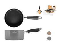 H&H Minibrunch Casseruola 1 Manico, Alluminio, Rivestimento Antiaderente cm 16 Cooking Style& Alessandro Borghese-Il lusso della semplicita'.