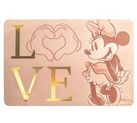 H&H Minnie Mouse Collezione "The Blogger" - Set 12 Tovagliette in Polipropilene, Stile Comfort Chic, Palette Naturale con Dettagli Gold