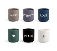 H&H Mix&Match Set 6 Bicchierini, New Bone China, cc210