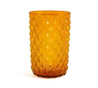 H&H Set 6 Bicchieri in Vetro Murano, Colore Arancio, 46cl - 7361106