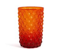 H&H Set 6 Bicchieri in Vetro Murano, Colore Rosso, 46cl - 7361103