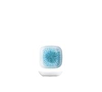H&H Neptune Piattino Quadro In Porcellana, 10Cm, Azzurro
