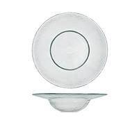 H&H Nettuno Set 4 Pastabowl, Vetro, Trasparente, 29cm