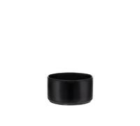 H&H Norway Set 6 Coppette in Porcellana, Nero, 9cm