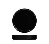 H&H set 6 piatti fondi Norway neri cm 19,5