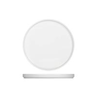 H&H Norway Set 6 Piatti Frutta in Porcellana, Bianca, 21cm